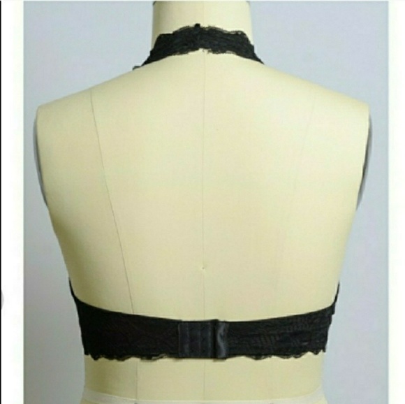 πHPx2!π LAST ONE! 3X Halter Bralette in Berry - Picture 4 of 4